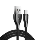Кабель Remax Lesu Pro USB 2.0 to microUSB 2.1A 1M Черный (RC-160m-b)