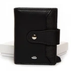 Женский кожаный кошелек Classik DR. BOND WN-23-15 black