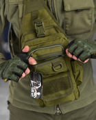 Тактическая сумка-слинг Silver Knight 5л однолямочная олива (13699) - изображение 3