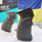 Прорезиненная пистолетная рукоятка Fab Defense AGR AGR-47B для AK-47, 74, Сайга - изображение 8