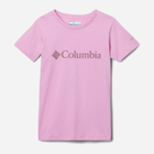 Дитяча футболка для дівчинки Columbia Mission Lake Short Sleeve Graphic Shirt 1989791561 132 см (S) Рожева (195980282376) - зображення 1