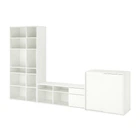 IKEA TV VIHALS, білий, 337х47х200 см, 094.406.79