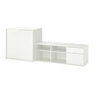 Комбінація полиць IKEA TV VIHALS, білий, 242х37х90 см, 494.406.01