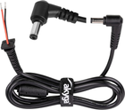 Kabel zasilający Akyga Power DC connector 5.5 x 2.5 mm 1.2 m Black (AK-SC-01) - obraz 1