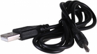 Kabel Akyga USB Type-A - DC 3.5 x 1.35 mm 0.8 m Black (AK-DC-03) - obraz 1