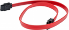 Kabel Lanberg SATA III 1 m Red (CA-SASA-10CU-0100-R) - obraz 1