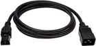 Kabel zasilający Lanberg C19 - C20 1.8 m Black (CA-C19E-10CC-0018-BK) - obraz 1