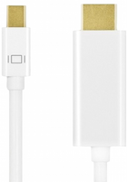 Кабель Logilink mini-DisplayPort - HDMI 2 м White (4052792052251) - зображення 1