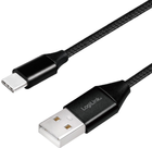 Kabel Logilink USB Type-A - USB Type-C 0.3 m Black (4052792052664) - obraz 1