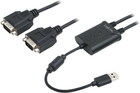 Adapter Logilink USB Type-A - RS-232 Black (4052792009026) - obraz 1