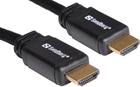 Kabel Sandberg HDMI - HDMI 2 m Black (5705730508981) - obraz 1