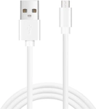Kabel Sandberg USB Type-A - micro-USB 1 m White (5705730340338) - obraz 1