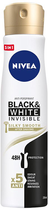 Антиперспірант NIVEA Black and White invisible silky smooth в спреї 250 мл (5900017063980) - зображення 1