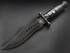 Нож нескладной Армии ЗСУ UA Army Black Сталь 440С - изображение 2