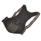 Магнитный корсет для спины и поясницы Back Support Belt XL бандаж коректор для спини, пояс для спини (1010427-Black-XL) - изображение 5