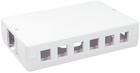 Коробка для монтажу Logilink для 6/12 x Keystone White (4052792027723) - зображення 2
