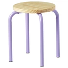 Табурет IKEA DOMSTEN, бузковий, сосна, 605.543.80