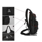 Тактичний рюкзак outdoor black b10 aokali 20l - зображення 6