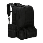Тактический рюкзак подсумка outdoor black b08 aokali 75l +3 - изображение 1