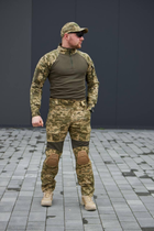 Тактический мужской Костюм Убакс + Брюки с наколенниками Форма рип-стоп пиксель 56 - изображение 1