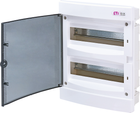 Корпус щита распределительный встраиваемый IP40 ETI DIDO-E ECM 24PT 1101012 прозрачная дверка