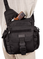 Сумка-кобура тактична оперативна плечова 5.11 Tactical PUSH Pack Black (56037-019) - изображение 3