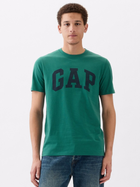 Koszulka bawełniana długa męska GAP 856659-06 M Zielona (1200132689527) - obraz 1