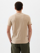 Koszulka bawełniana długa męska GAP 866779-00 L Beżowa (1200132693371) - obraz 2