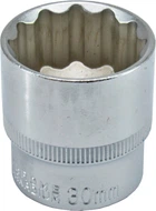 Головка торцевая низкая двенадцатигранная 1/2 30мм. (Intertool) (ET-0230)
