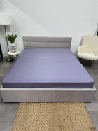 Простынь на резинке Ecotton 180х200 Nid Purple Полисатин (2100024588008)