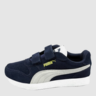 Buty sportowe chłopięce na rzepy Puma Icra Trainer Suede Ps Peacoat 360756-28 32 (13UK) Granatowe (4060981151678)