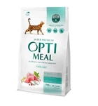 Сухой корм для кошек Optimeal Sterilised для стерилизованых с индюшкой и овсом
