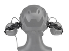 Кріплення адаптери для тактичних навушників на шолом "чебурашка" чорні - зображення 3