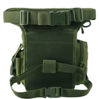 Армейская набедренная сумка на ногу тактическая сумка на пояс военная олива - изображение 4