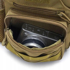 Наплічна сумка-рюкзак 5л сумка через плече койот - зображення 8