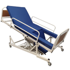 Вертикализатор-кровать медицинская функциональная Riberg АН8-11-04 с электрическим приводом и функцией кардио-кресла с матрасом боковыми поручнями прикроватной трапецией и стационарным штативом - изображение 12