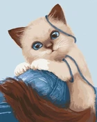 Картина за номерами ArtCraft Грайливий кошеня, 30 х 40 см (11673-AC) (Без коробки)