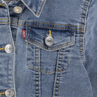 Підліткова джинсова куртка для дівчинки Levi's 4E4388-M0K 134-140 см (10A) Синя (3665115340808) - зображення 3