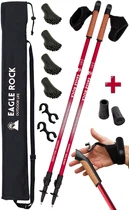 Палки для скандинавской ходьбы Eagle Rock Красные (SK40017)