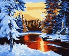 Картина за номерами Artissimo Казкова зима, 40 х 50 см (PN2746) (Без коробки)