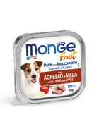 Влажный корм для собак Monge Dog Wet FRUIT Ягненок с яблоком