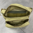 Сумка тактическая с кобурой скрытого ношения, цвет Койот, WINTAC, на пояс, через плечо, два места под магазины - изображение 4
