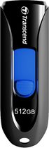 Флеш пам'ять USB Transcend JetFlash 790 512GB USB 3.1 Black/Blue (TS512GJF790K) - зображення 3