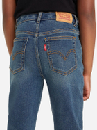 Jeansy mom fit młodzieżowe dziewczęce Levi's Lvg Mini Mom Jeans 4EG377-BIU 170-176 cm Ciemnoniebieskie (3666643045845) - obraz 3