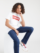 Підліткова футболка для хлопчика Levi's Lvb-Batwing Tee 9E8157-001 134-140 см Біла (3665115029932) - зображення 4