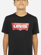 Koszulka chłopięca Levi's Lvb-Batwing Tee 9E8157-023 158-164 cm Czarna (3665115030556) - obraz 5