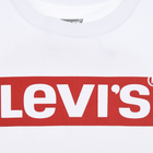 Підліткова футболка для хлопчика Levi's Lvb Short Sleeve Graphic Tee Shirt 9EE551-001 158-164 см Біла (3665115674163) - зображення 3