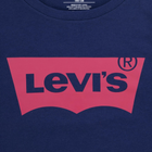 Koszulka z długim rękawem młodzieżowa dziewczęca Levi's Lvg L/S Batwing Tee 4EA643-B9G 164 cm Niebieska (3666643037536) - obraz 3