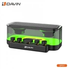 Портативна Bluetooth колонка бездротова з RGB підсвічуванням Davin SPOI