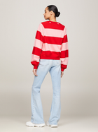 Bluza damska bez kaptura oversize Tommy Jeans DW0DW17789-TIC XS Różowy/Czerwony (8720646649181) - obraz 2